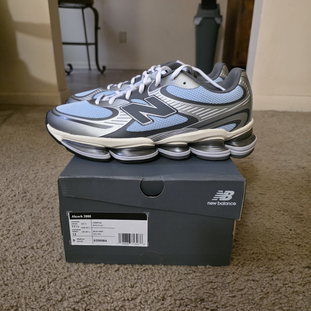 New Balance Abzorb 2000 Blue Grey Cream U2000BA